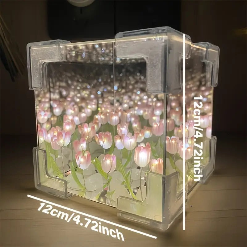 🌷Cubo Tulipanes 🌷