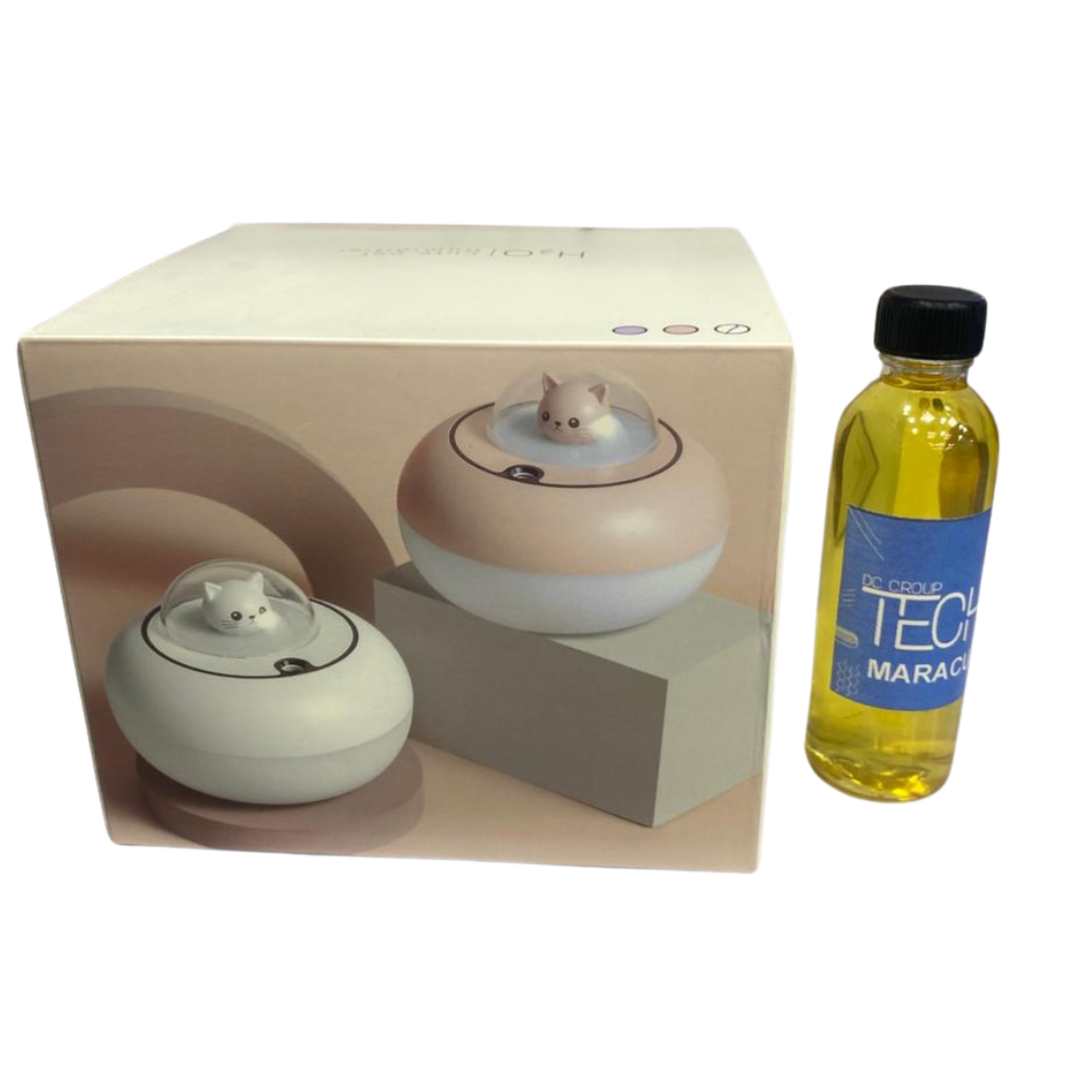 Humidificador De Gato Con Luz Led