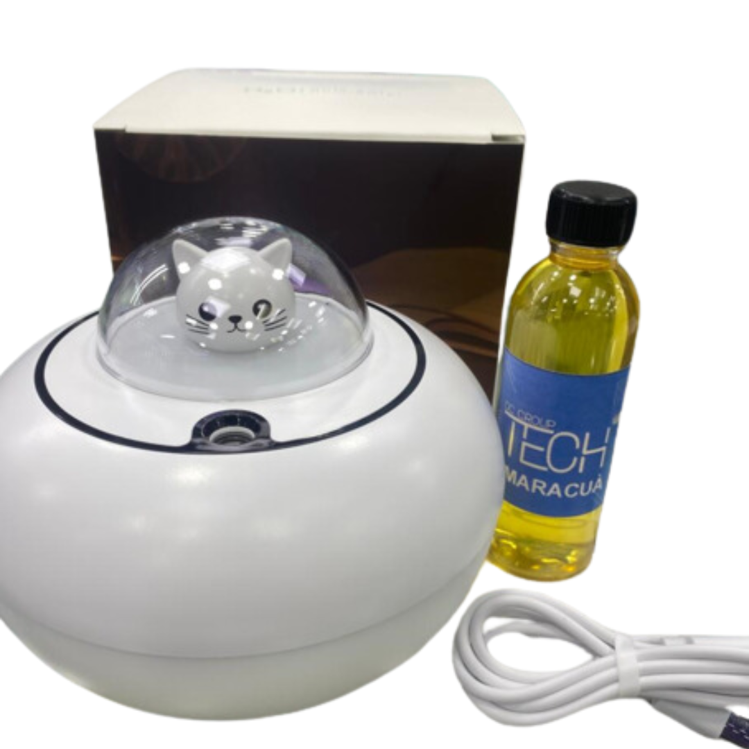 Humidificador De Gato Con Luz Led