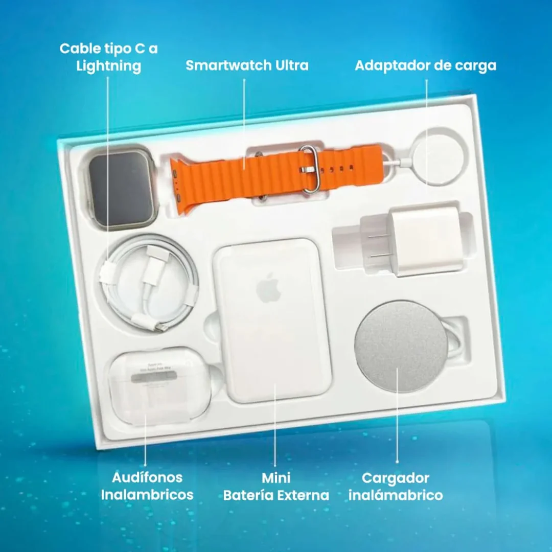COMBO RELOJ SMARTWATCH X8 ULTRA