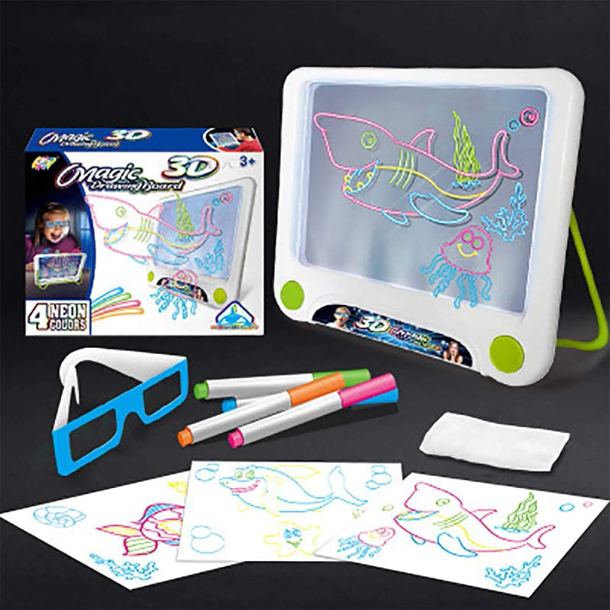 TABLERO MÁGICO 3D - MENTES CREATIVAS 🎨✨🧠