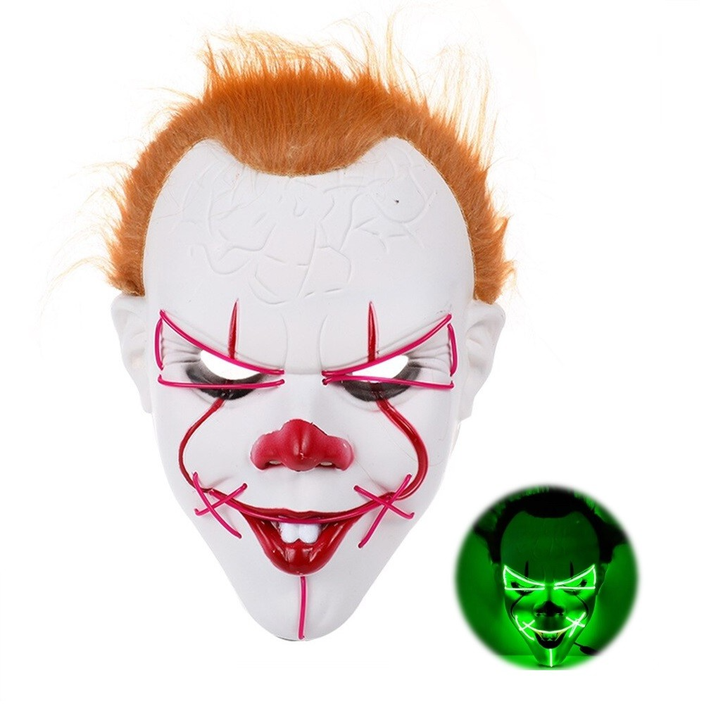 Máscara de Payaso It con Luz LED