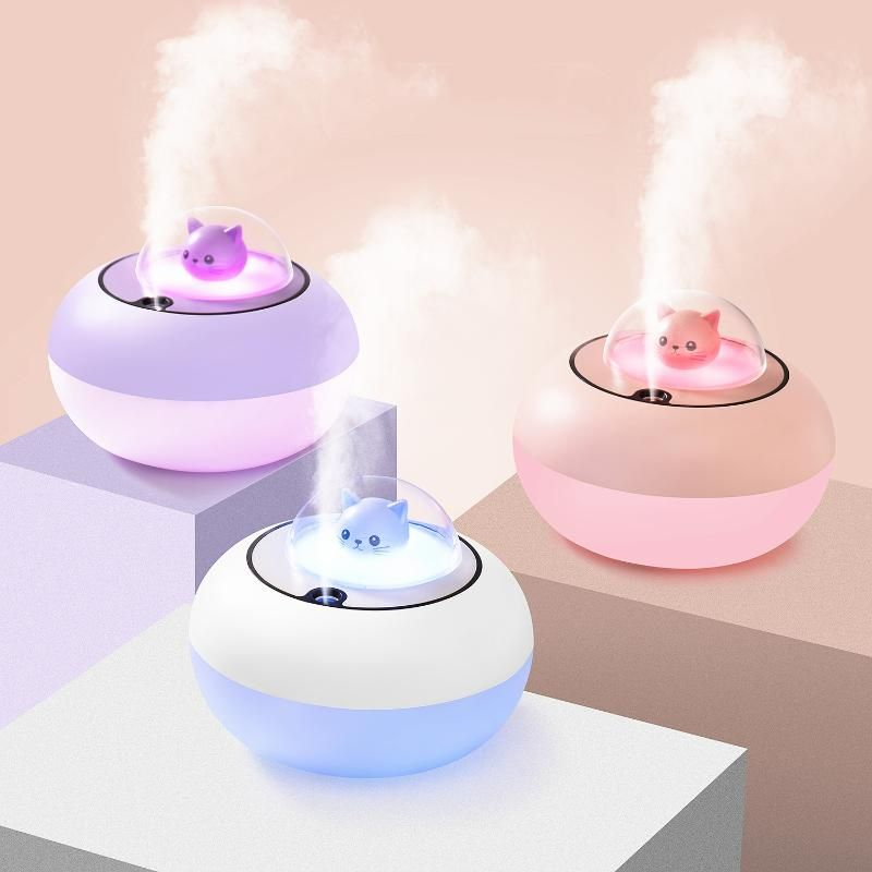 Humidificador De Gato Con Luz Led