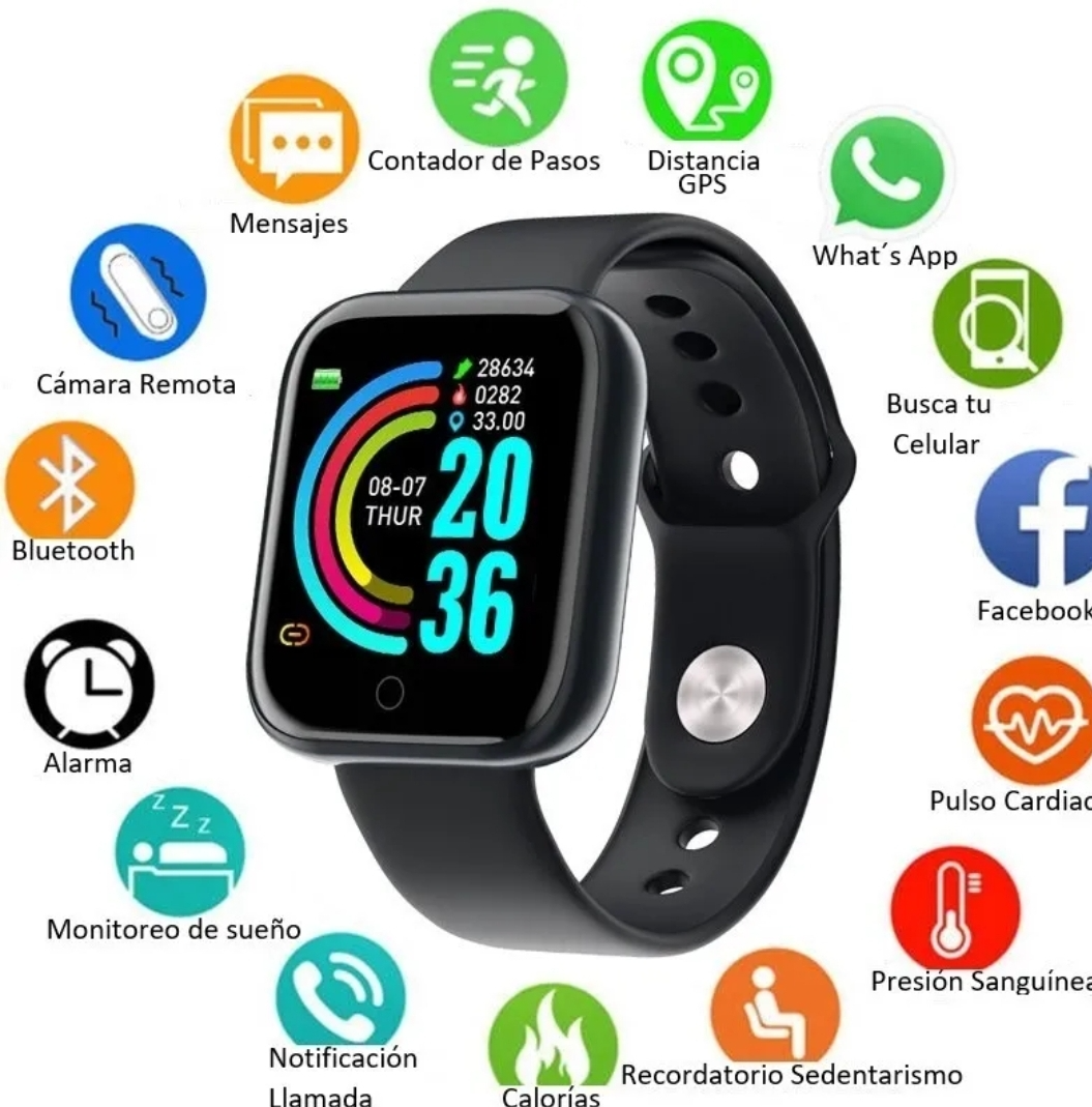 Bolso antirrobo + smartwatch D20/y68 y te obsequiamos completamente gratis los audífonos M10