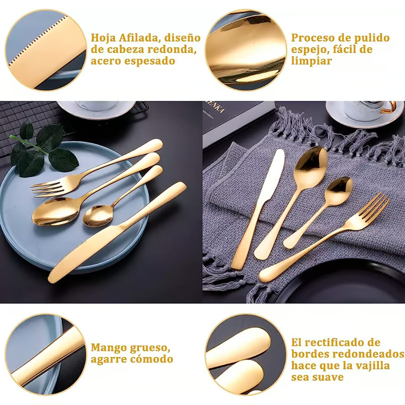 CUBIERTOS NAVIDEÑOS DE LUJO PARA TU MESA 🎄