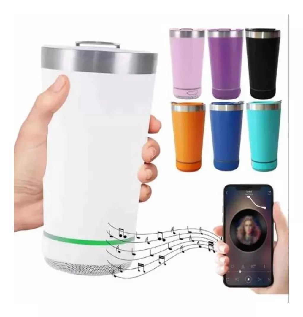 Vaso Térmico Con Bluetooth