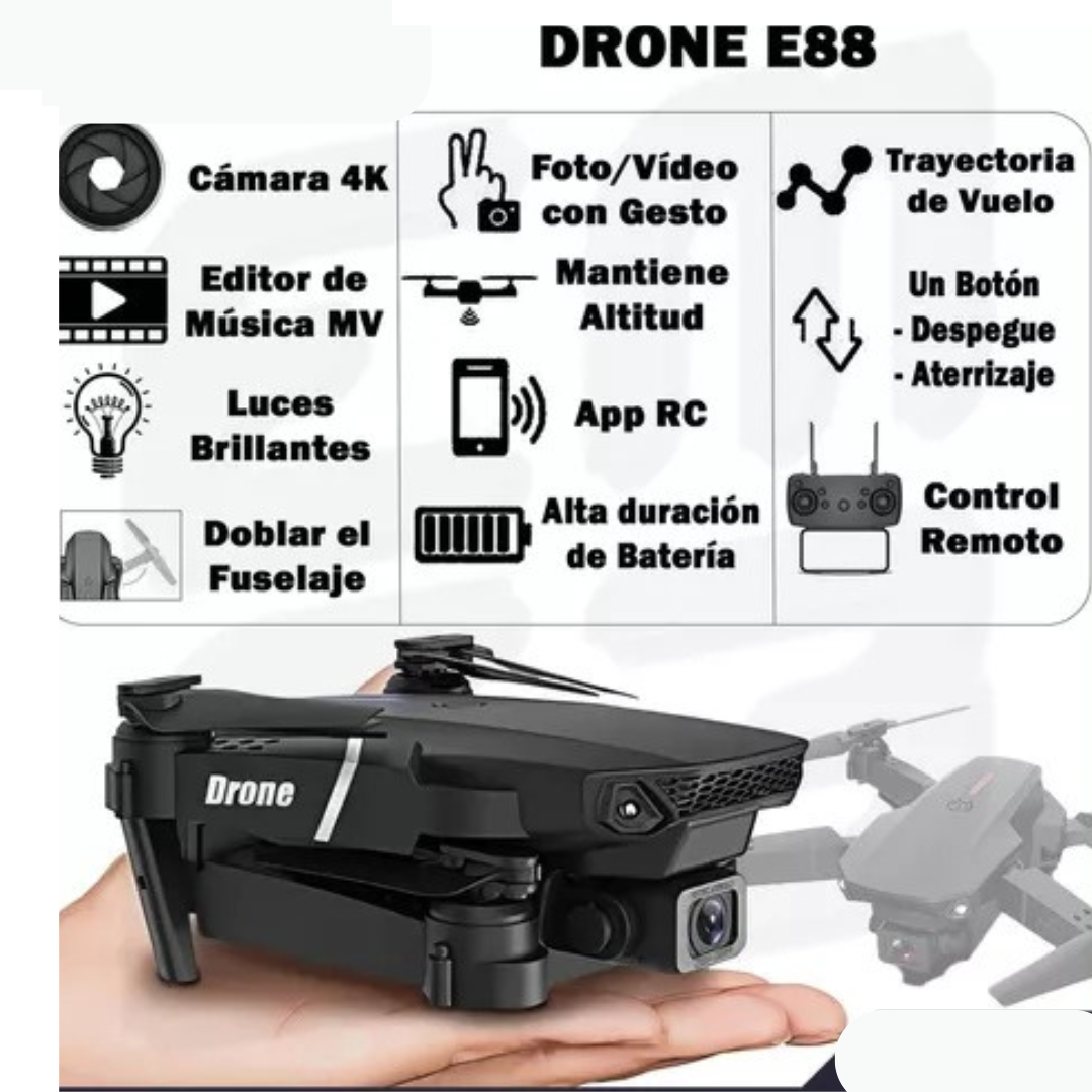 Vuela Alto y Guarda Recuerdos Inolvidables con Nuestro Dron 4K