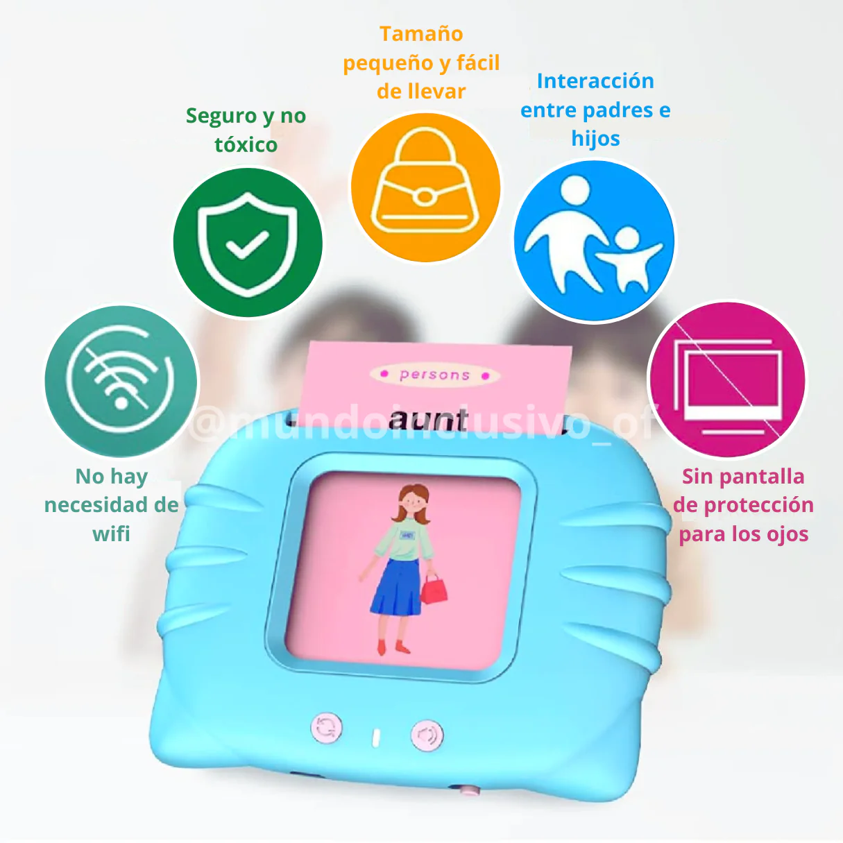 Lector Interactivo Educativo Español e Inglés (Aprende Jugando)