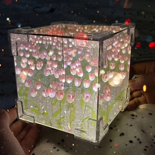 🌷Cubo Tulipanes 🌷
